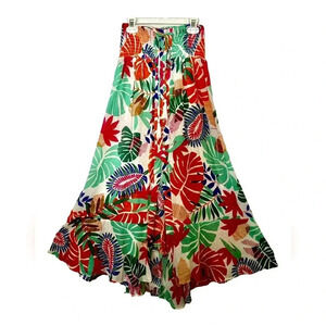 Nicole Miller rayon maxi skirt sz XS nwt #003